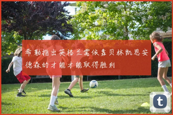 希勒指出英格兰需依靠贝林凯恩安德森的才能才能取得胜利